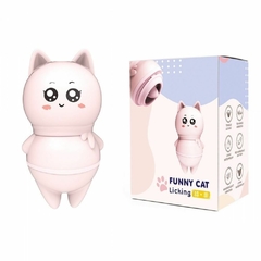 ESTIMULADOR CLITORIANO FUNNY CAT 10 VIBRAÇÕES COM LÍNGUA - comprar online