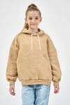 BUZO UNISEX OVERSIZE FRISADO CAMEL