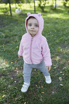 CAMPERA CORDERITO ROSA