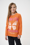 REMERA BUTTERFLY NARANJA