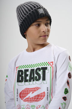 REMERA BEAST BLANCA - comprar online