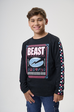 REMERA BEAST NEGRA - comprar online