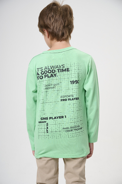 REMERA TIME TO PLAY VERDE - comprar online