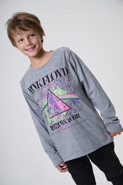 REMERA PINK FLOYD GRIS - comprar online