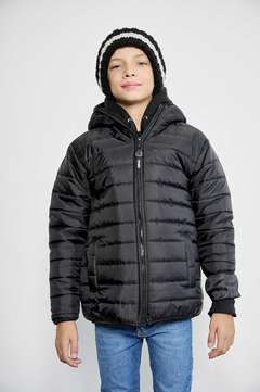 CAMPERA ABRIGADA NEGRA - comprar online