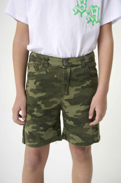 BERMUDA CAMUFLADA GABARDINA - comprar online