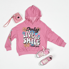 BUZO ONLY LIVE ROSA - comprar online