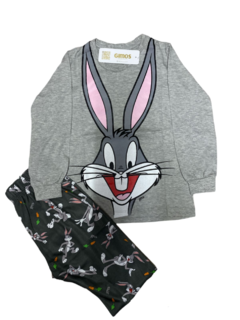 PIJAMA “BUGS BUNNY” GRIS