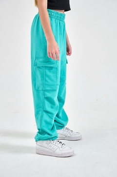 JOGGING CARGO QUIQUE RUSTICO PESADO VERDE - comprar online