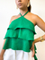 Blusa Babado Verde - comprar online