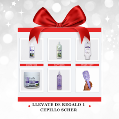 PRMO NAVIDAD 1 KIT RULOS DEFINIDOS COMPLETO + CEPILLO SCHER DE REGALO