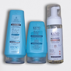 KIT CREMA DE PEINAR+GEL+MOUSSE KLENO