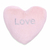 Almofada coração rosa Love - comprar online