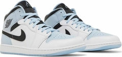 Nike Air Jordan 1 Mid SE 'White Ice Blue' - A22 SNEAKERS  | Loja Online de Sneakers 