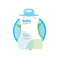 Pratinho Térmico Infantil Buba com ventosa 220ml Azul - comprar online