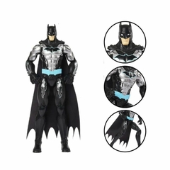 Batman Figura de 12" (30cm) Bat-tech Cinza - 4Best Play - e-commerce de brinquedos infantis