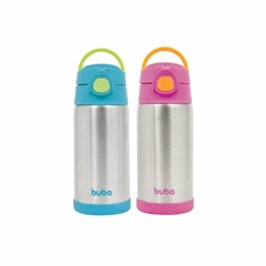 Garrafa Térmica Infantil Inox 400ml c/ canudo - Buba - comprar online