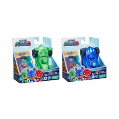 Pj Masks Máscara e Carrinho Kit Menino-Gato e Lagartixo - 2u