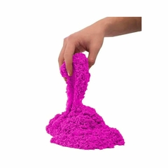 Massa Areia de Modelar Kinetic Sand Rosa Neon 227g na internet