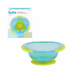 Kit Buba - Pratinho Fun + Bowl +Talheres c/ Estojo Azul Neon - 4Best Play - e-commerce de brinquedos infantis