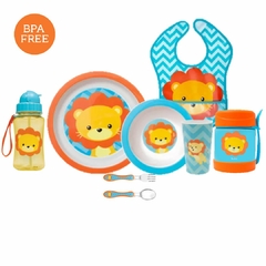 Kit Alimentação Infantil Buba Animal Fun Leãozinho I