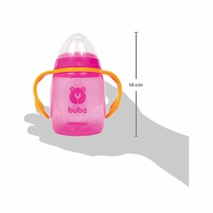 Copo de treinamento Bebê Buba 300ml com alça removível Rosa na internet