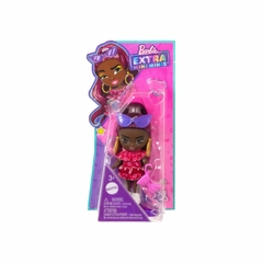 Boneca Barbie Extra Mini Minis Morena Cabelo Bordô - Mattel - comprar online