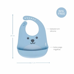 Babador de silicone com pega-migalhas Gumy - Buba - comprar online