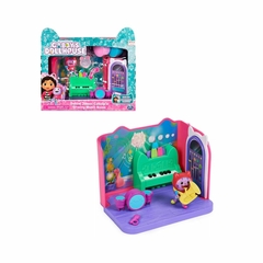 Gabby's Dollhouse Playset Luxo Sala Música Groovy DJ Catnip