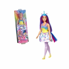 Kit 2 x Barbie Unicórnio Dreamtopia Chifre Rosa e Azul - 4Best Play - e-commerce de brinquedos infantis