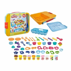 Play Doh Super Sobremesas c/ 10 potes e +40 acessórios