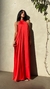 Vestido de Gola Longo Feminino Coral - loja online