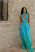 Vestido Feminino Degradê Azul e Verde - loja online