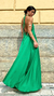 Vestido Feminino Longo Verde - loja online