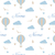 Macacão Tricot - Tema Voo de Balão Azul - comprar online