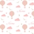 Porta Bebê Plush - Tema Voo de Balão Rosa - comprar online