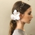 Grinalda Pente para Noivas Orquídea em tecido - Silvia na internet