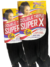 Kit 2 Pacotes Cabelo Jumbo Super X 6X Cor 1 400g