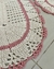 Imagem do Kit 2 Tapetes Leque com Listra 70 x 45cm Crochê Artesanal