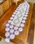 Caminho De Mesa 1,50m Branco Com Detalhe Colorido Crochê - comprar online