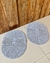 Imagem do Kit 2 Tapetes Oval P 55cm x 40cm Colorido Crochê Artesanal
