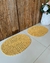 Kit 2 Tapetes Oval P 55cm x 40cm Colorido Crochê Artesanal - comprar online