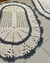 Kit 2 Tapetes Leque com Listra 70 x 45cm Crochê Artesanal - Crochê Maria Veronez