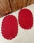 Kit 2 Tapetes Oval Losango 70 x 45cm Crochê Artesanal - comprar online