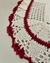 Kit 2 Tapetes Leque com Listra 70 x 45cm Crochê Artesanal - Crochê Maria Veronez