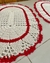Kit 2 Tapetes Leque com Listra 70 x 45cm Crochê Artesanal - comprar online