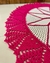 Tapete Redondo Médio 1,35m Pinha Caseado Crochê Artesanal - comprar online