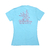 Camiseta Feminina Your Face Free Spirit Azul - loja online