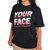 Camiseta Your Face Twizz Preta - Your Face Skateboard