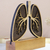 Troféu , adorno de mesa , decoração , pulmão, médico pneumologista - comprar online